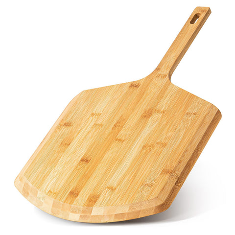 LX LERMX bamboo pizza peel with smooth surface for easy dough transfer