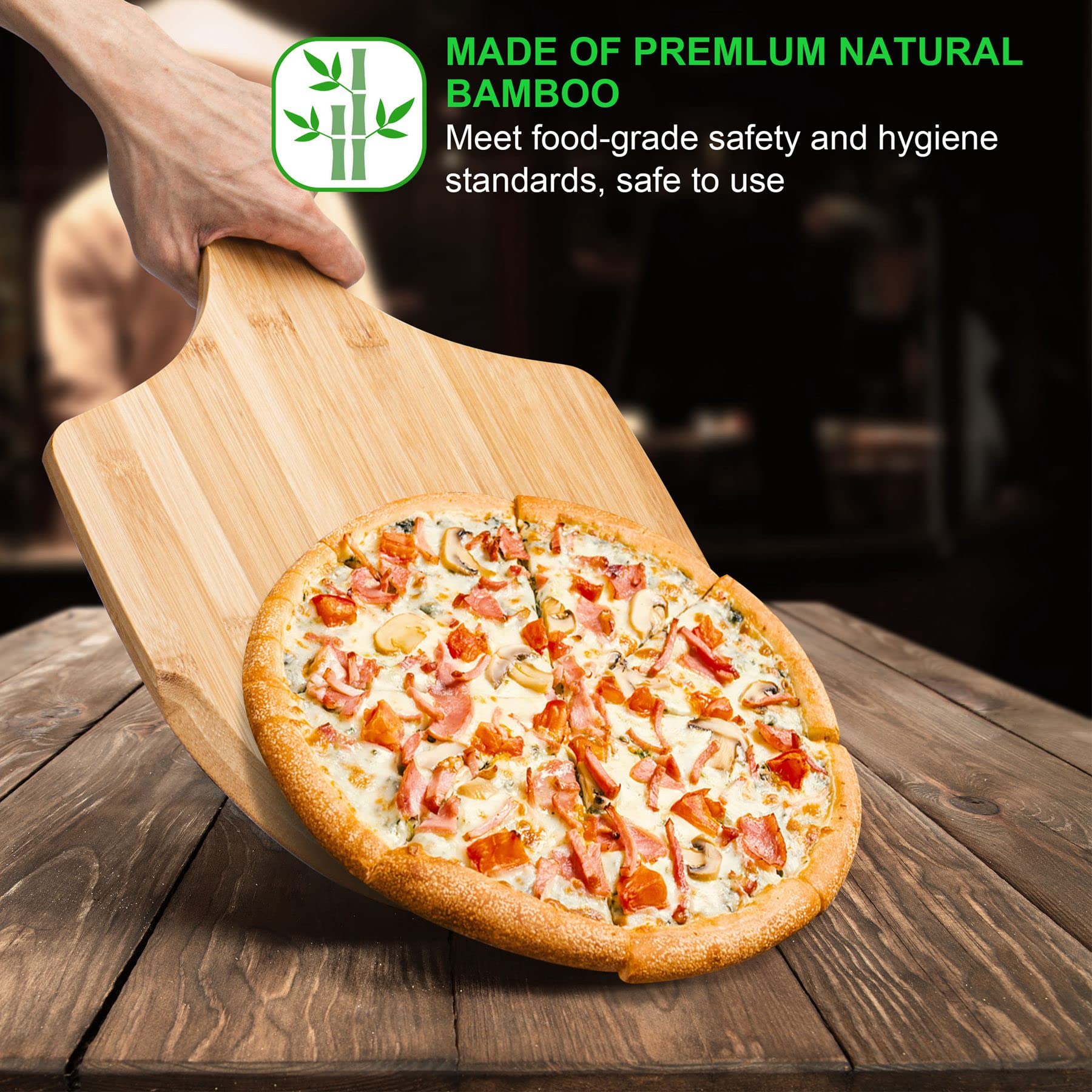 LX LERMX pizza peel perfect size for home kitchens.
