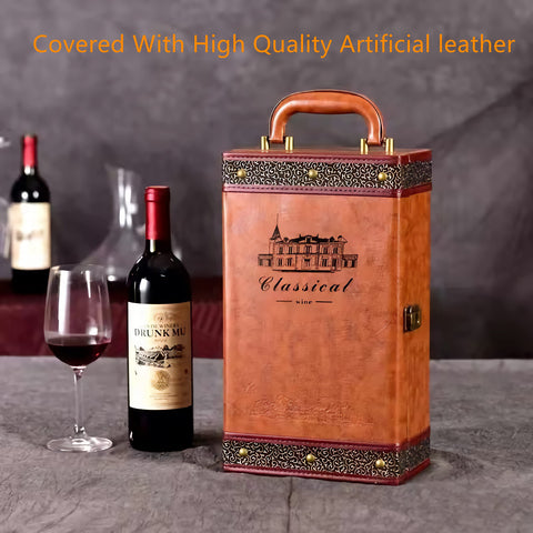 lxllnqh gift ready wine box ideal for holidays and special occasions