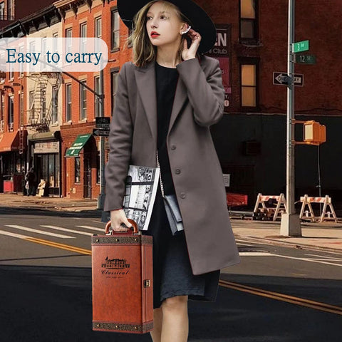 lxllnqh sturdy wine carrier with handle for secure transport