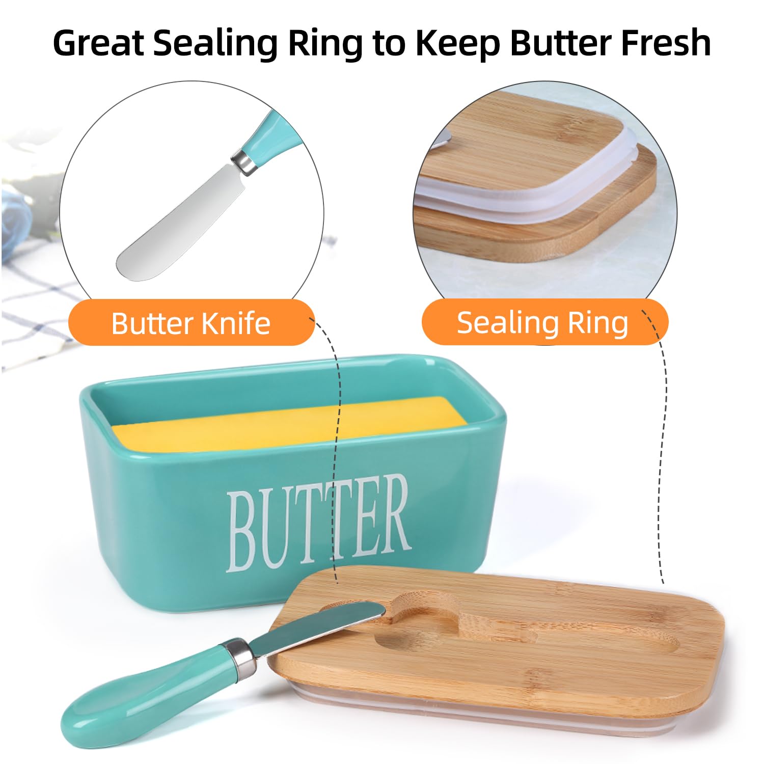 Lxmons stainless steel butter knife spreads evenly for quick serving.