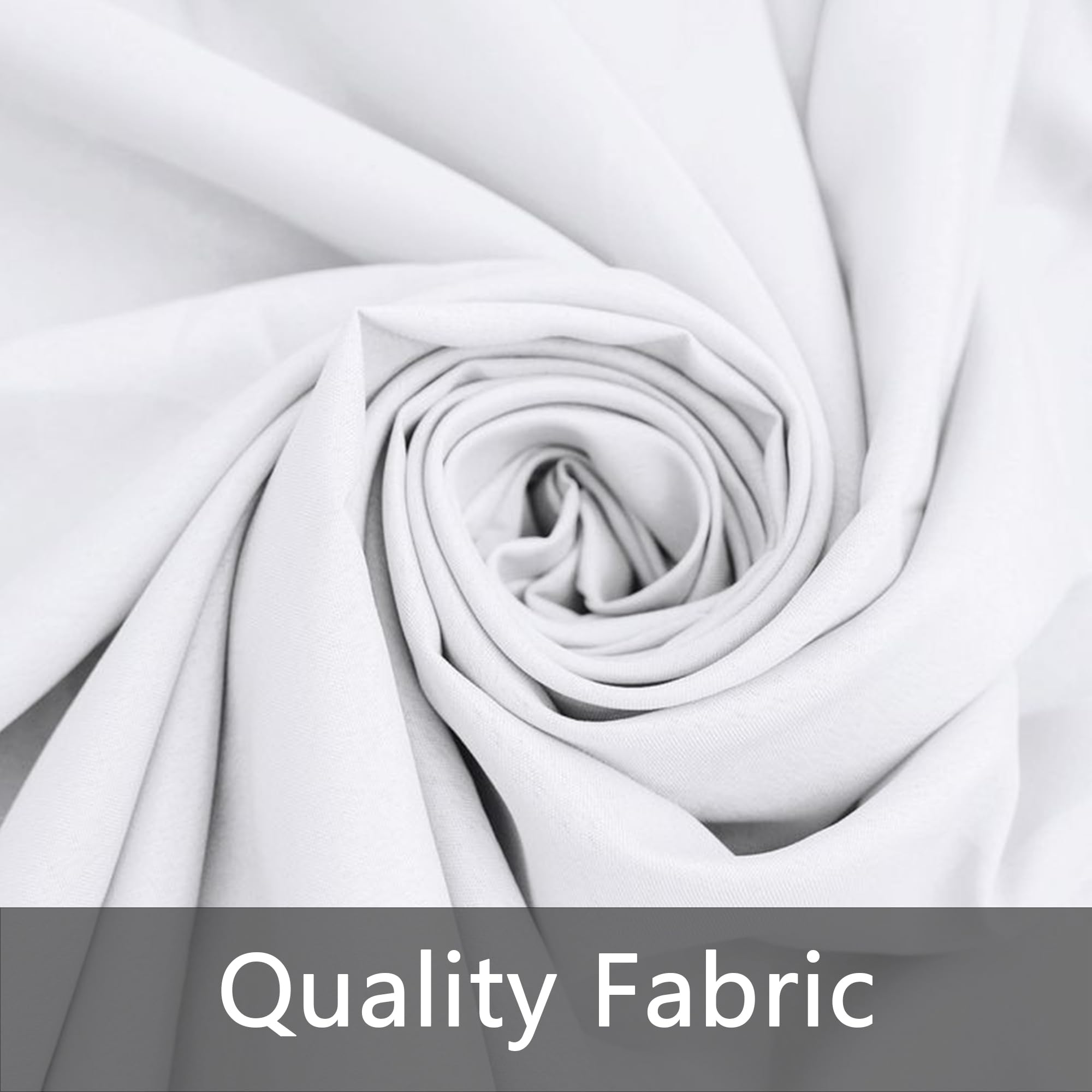 Lxztayuk 120-inch round white tablecloth suitable for weddings