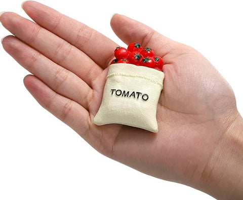 Lyellfe 12-pack fridge magnets 3D food magnets bring cheerful vibes and practical note-keeping