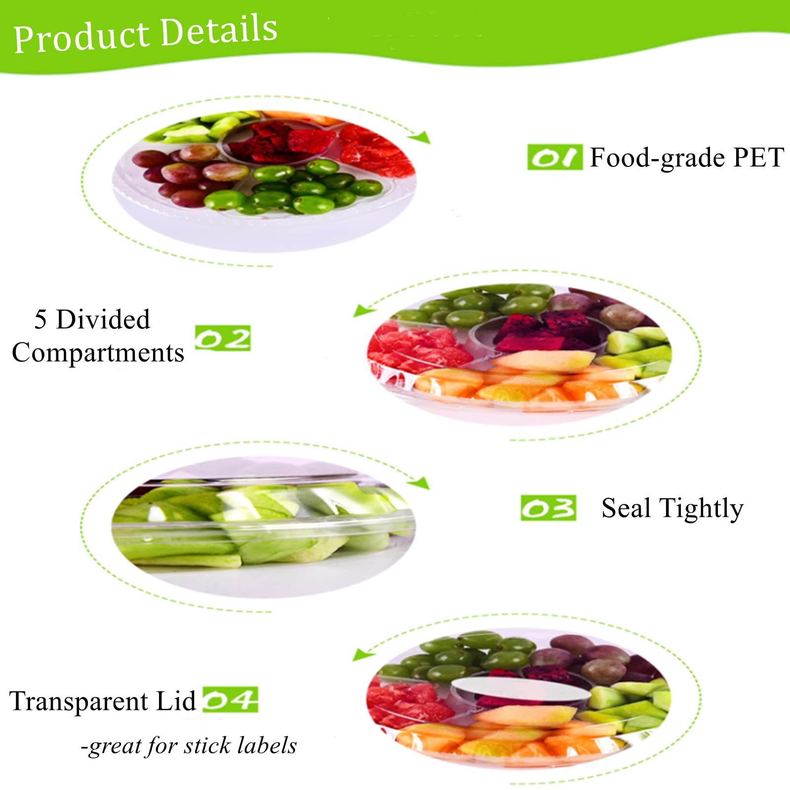 Lyellfe catering trays suited for picnics, gatherings, and hotel or bakery displays.