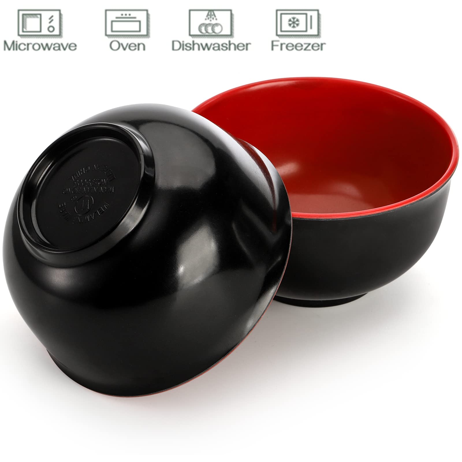 Lyellfe dishwasher-safe melamine dinnerware for easy cleanup.