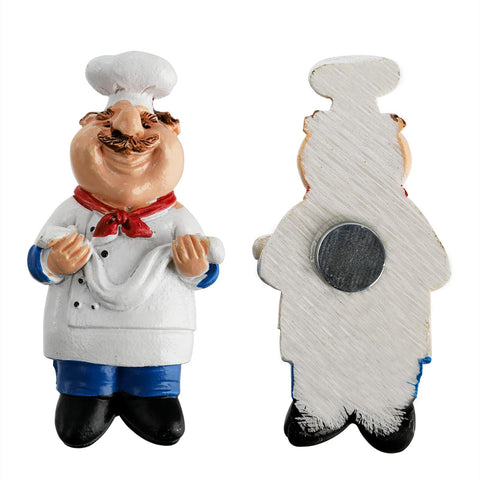 Lyellfe Italian chef magnet on metal cabinet against a calendar