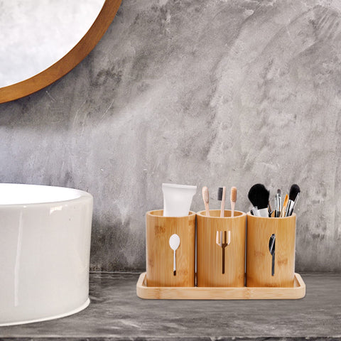 Lyellfe multi-purpose organizer for kitchen tools, brushes, or craft items.