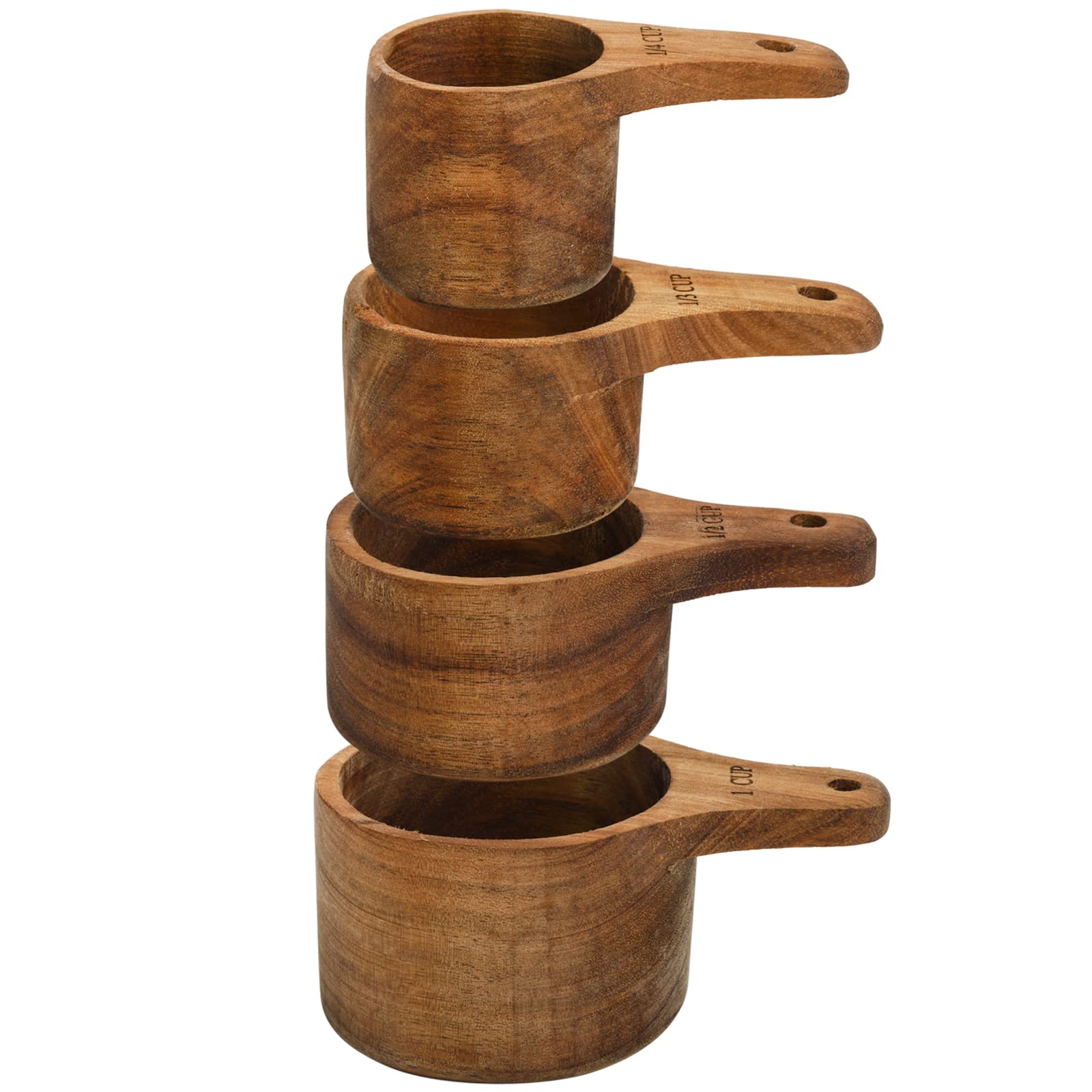 Lyellfe nesting cups save space by stacking neatly in drawers or on hooks.