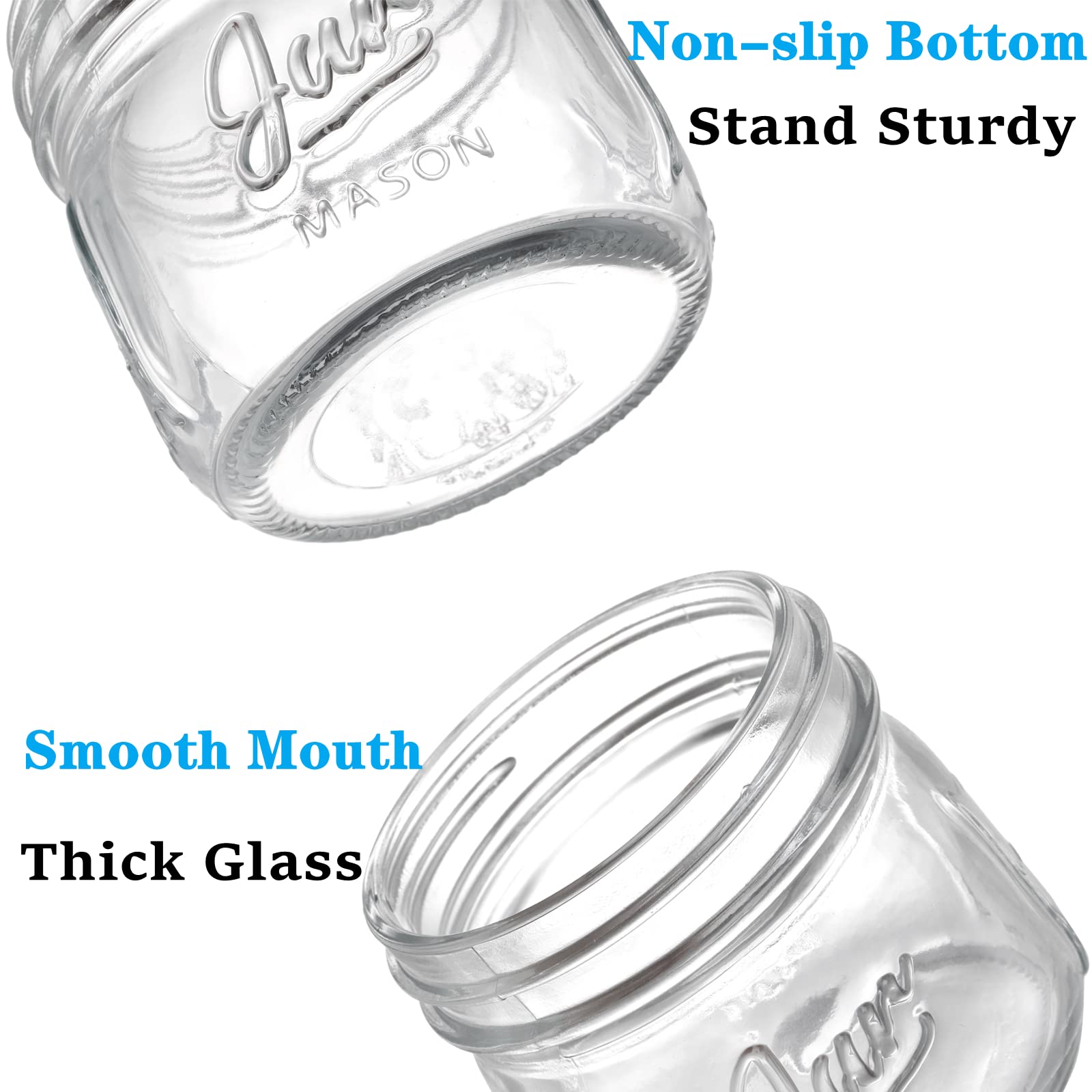 Regular-mouth design enables easy filling and quick cleaning.