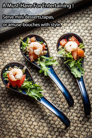 LYEOBOH long-handle serving spoon for easy scooping.