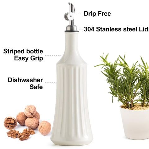 LYEOBOH modern ceramic dispenser complements contemporary kitchen decor.
