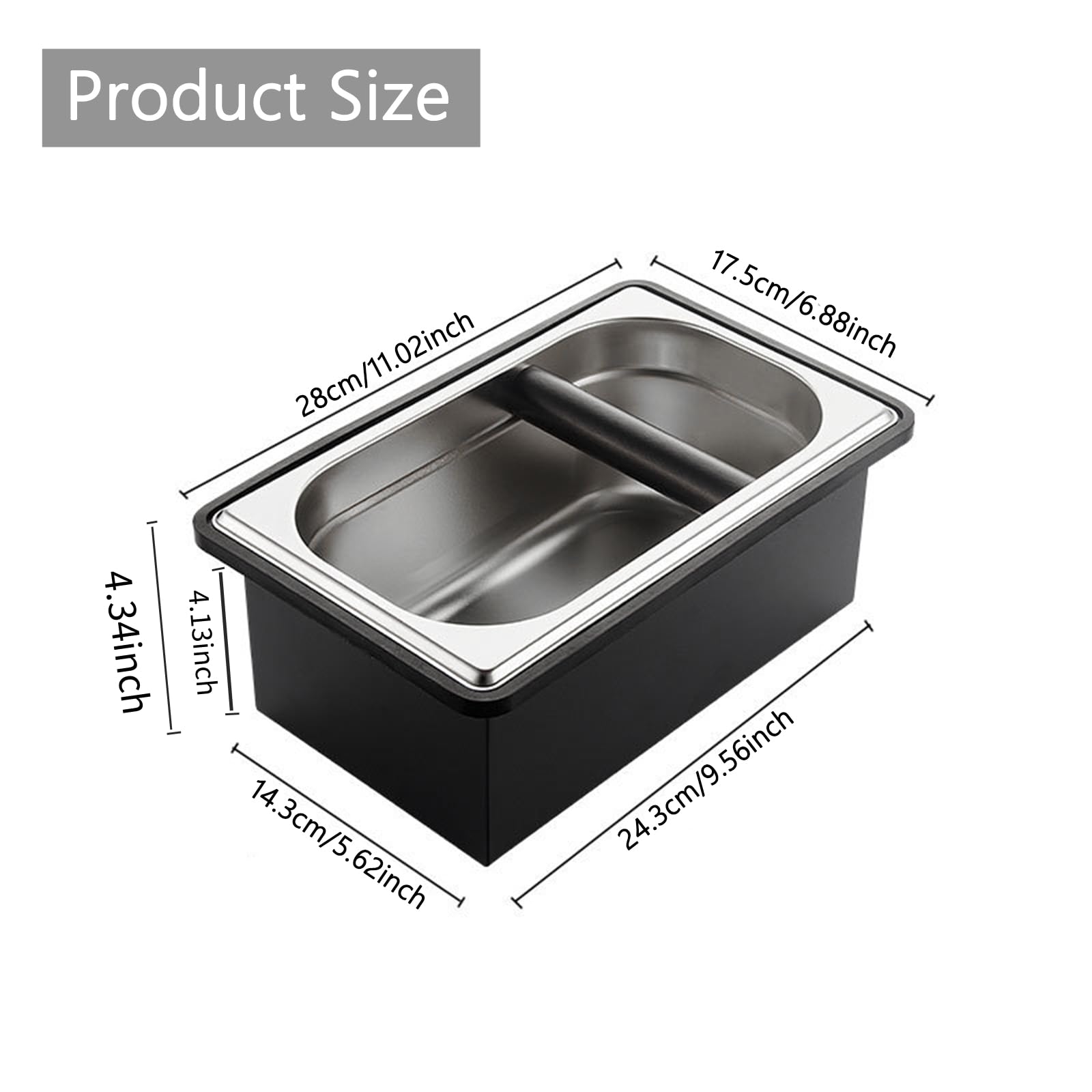 LYHLYA knock box with silicone protection pads shielding countertops