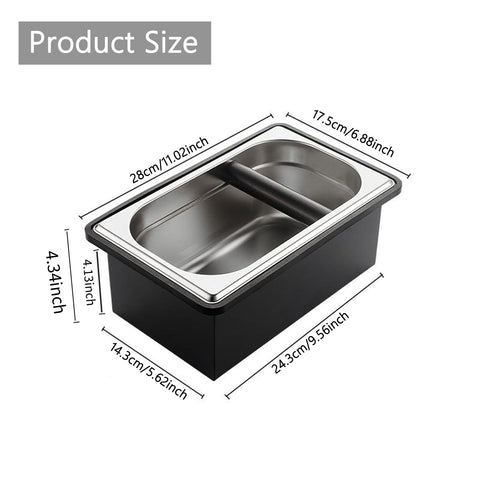 LYHLYA knock box with silicone protection pads shielding countertops