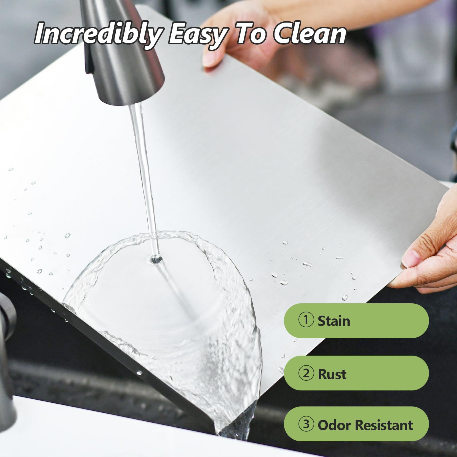 LYHLYA cutting board large doublesided-use ideal for dough and pastry prep.