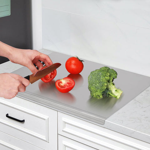 LYHLYA cutting board for meat prep with hygienic stainless surface.