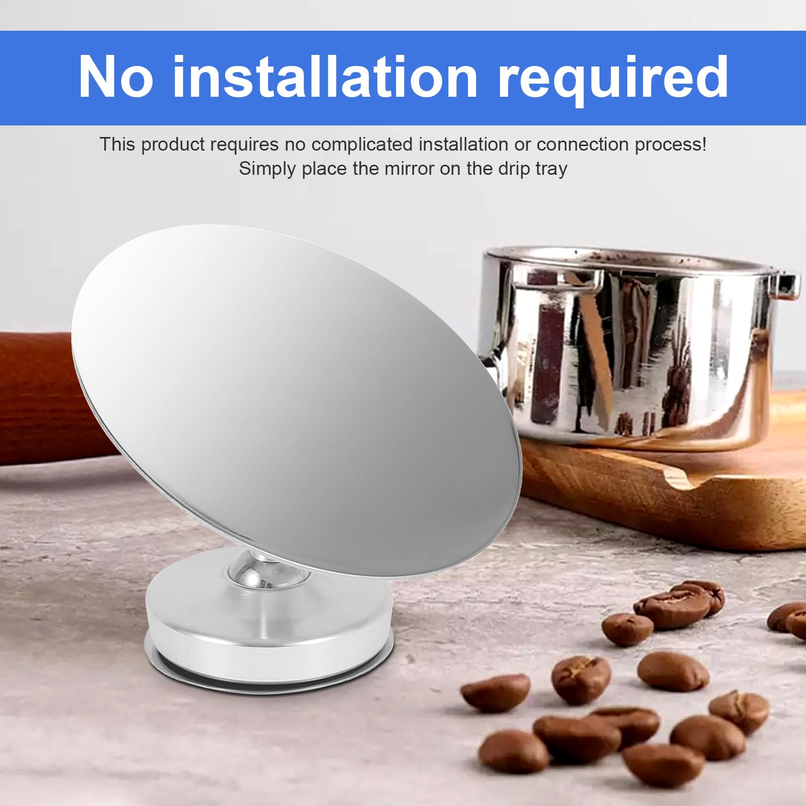 Diameter 6.5 cm provides clear monitoring of extraction.