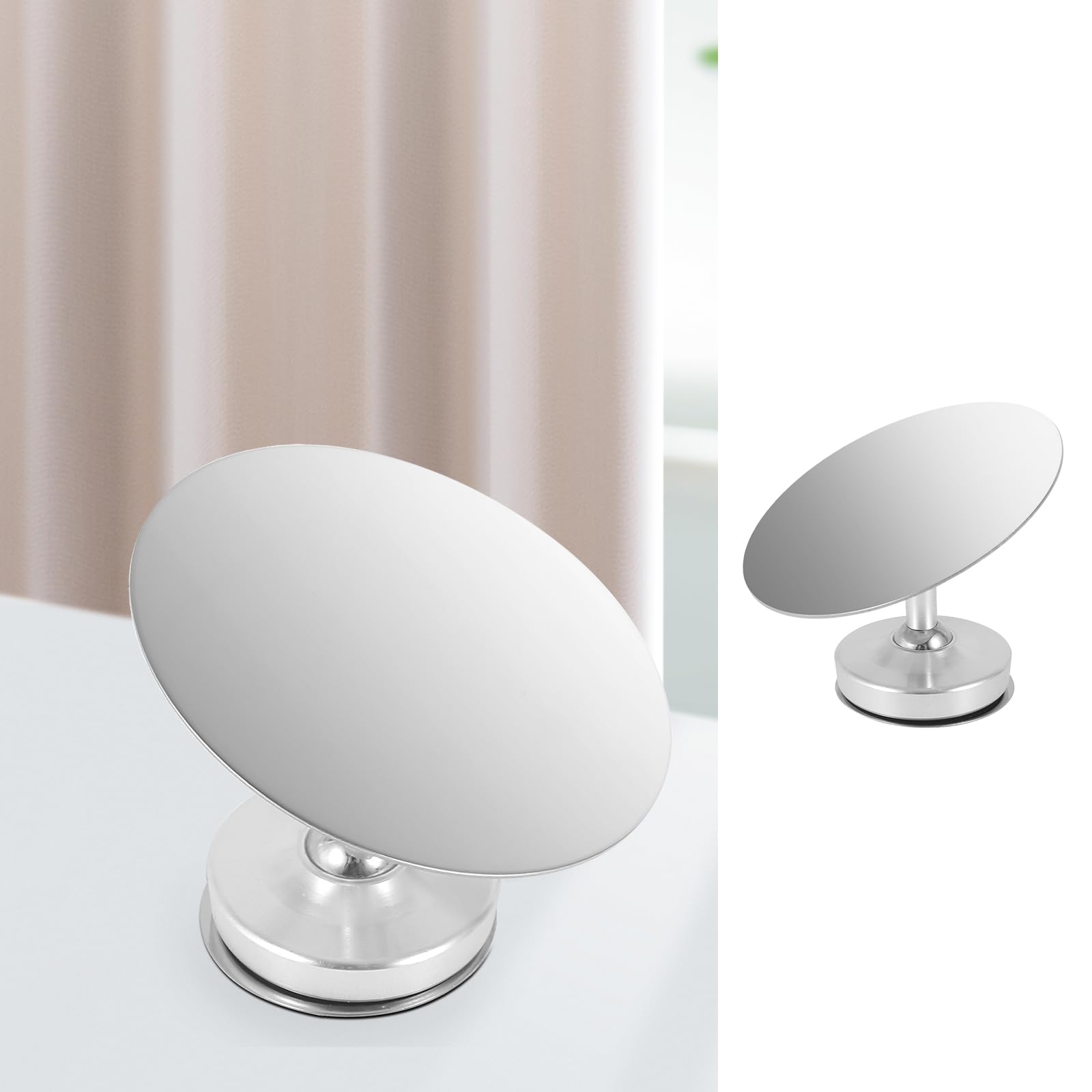 Durable stainless steel LYIYEYAN mirror withstands daily use.