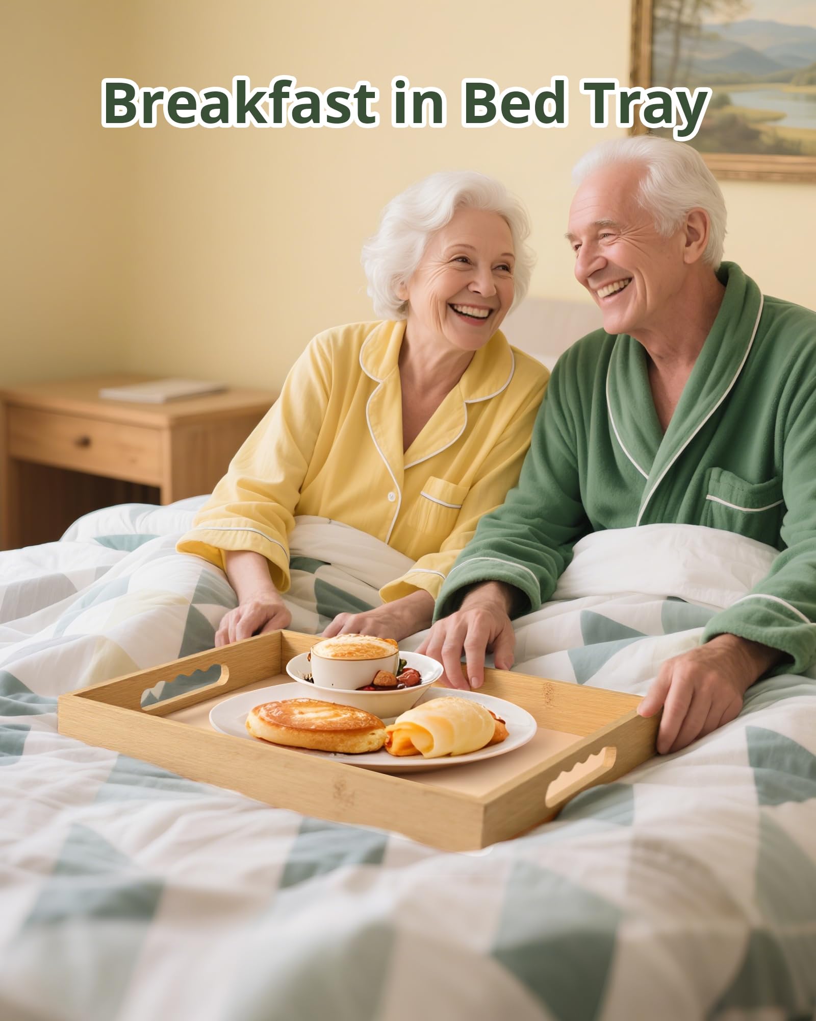 LYNG tray with ergonomic handles designed for easy transport and stability.