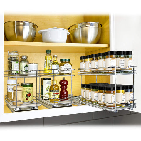 Spill containment feature illustrated by locked polymer tray.