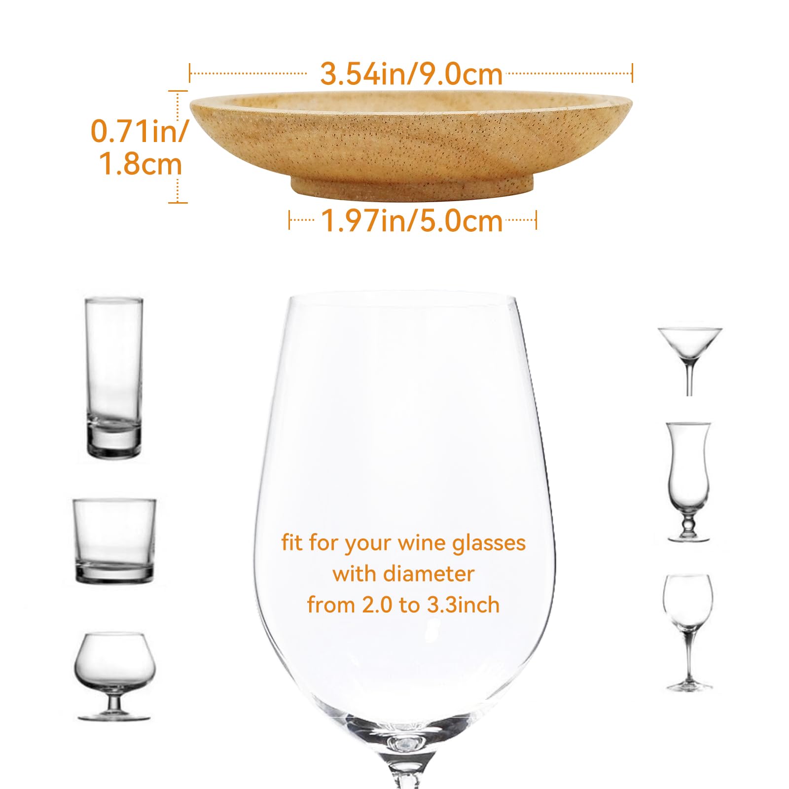 Lyonbi charcuterie topper wood lid protects wine from dust