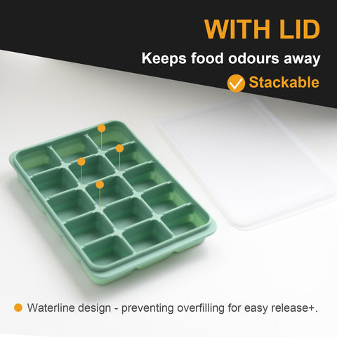 LYQOQYL flexible-silicone-tray bottom-push for effortless release and quick cleanup.