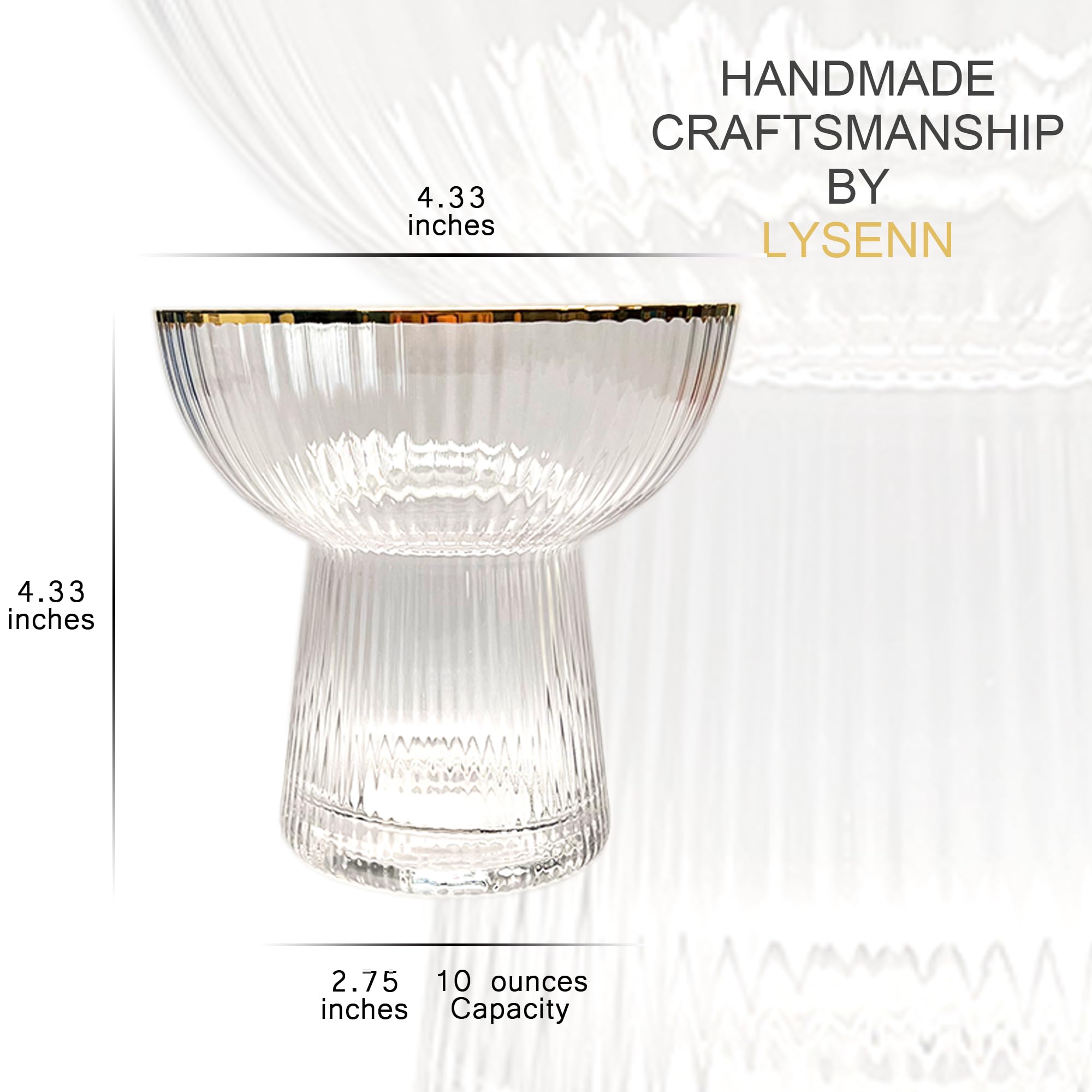Lysenn premium glassware for home entertaining, stylish yet sturdy for everyday use.