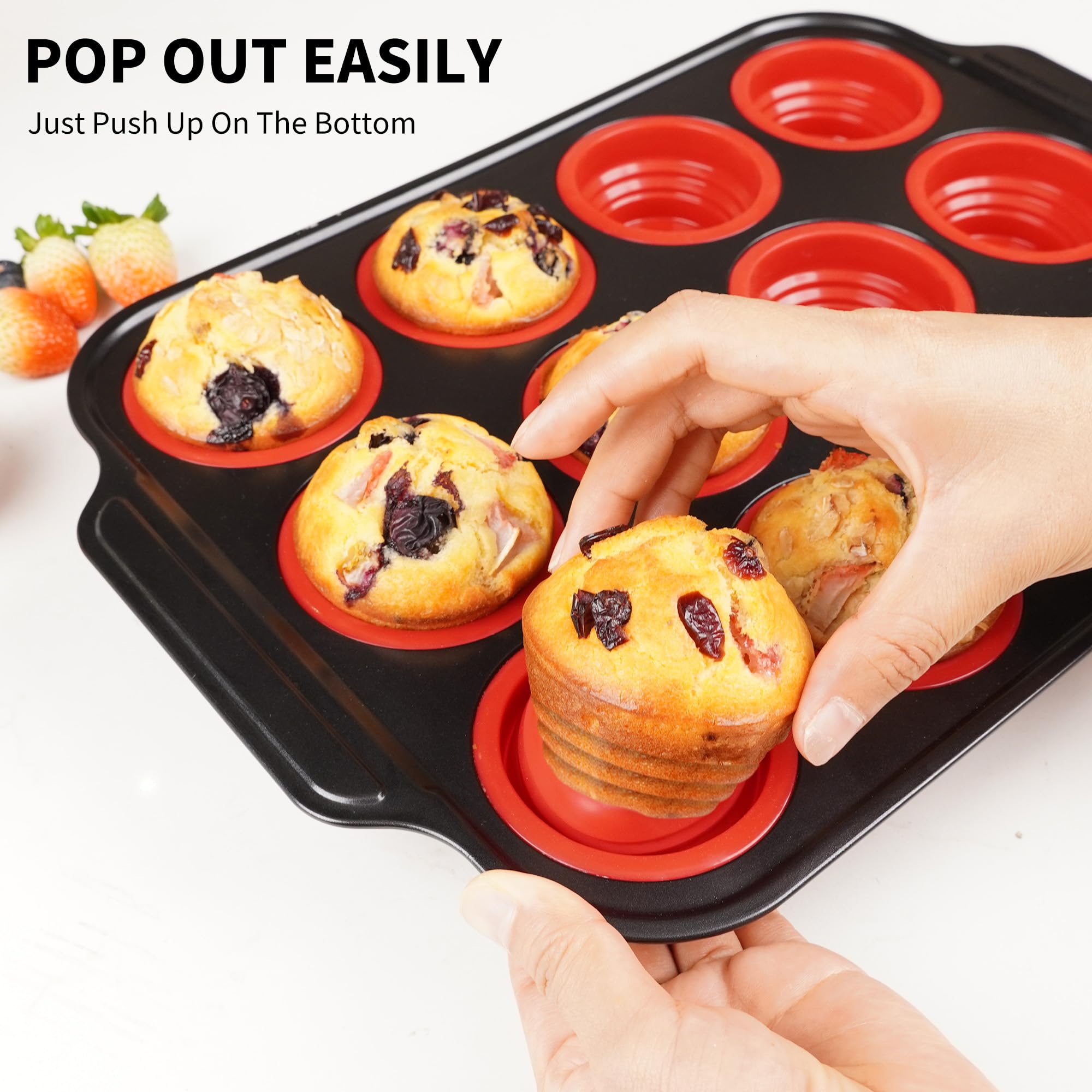 Lyveit nonstick silicone surface for simple cleaning and quick release