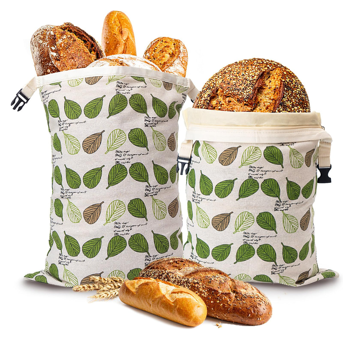 Lyvhoris beeswax bread bag with 13x17 size keeps sourdough fresh on the counter.