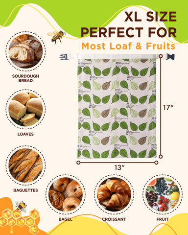 Lyvhoris bread bag is freezer-safe to help preserve texture during storage.