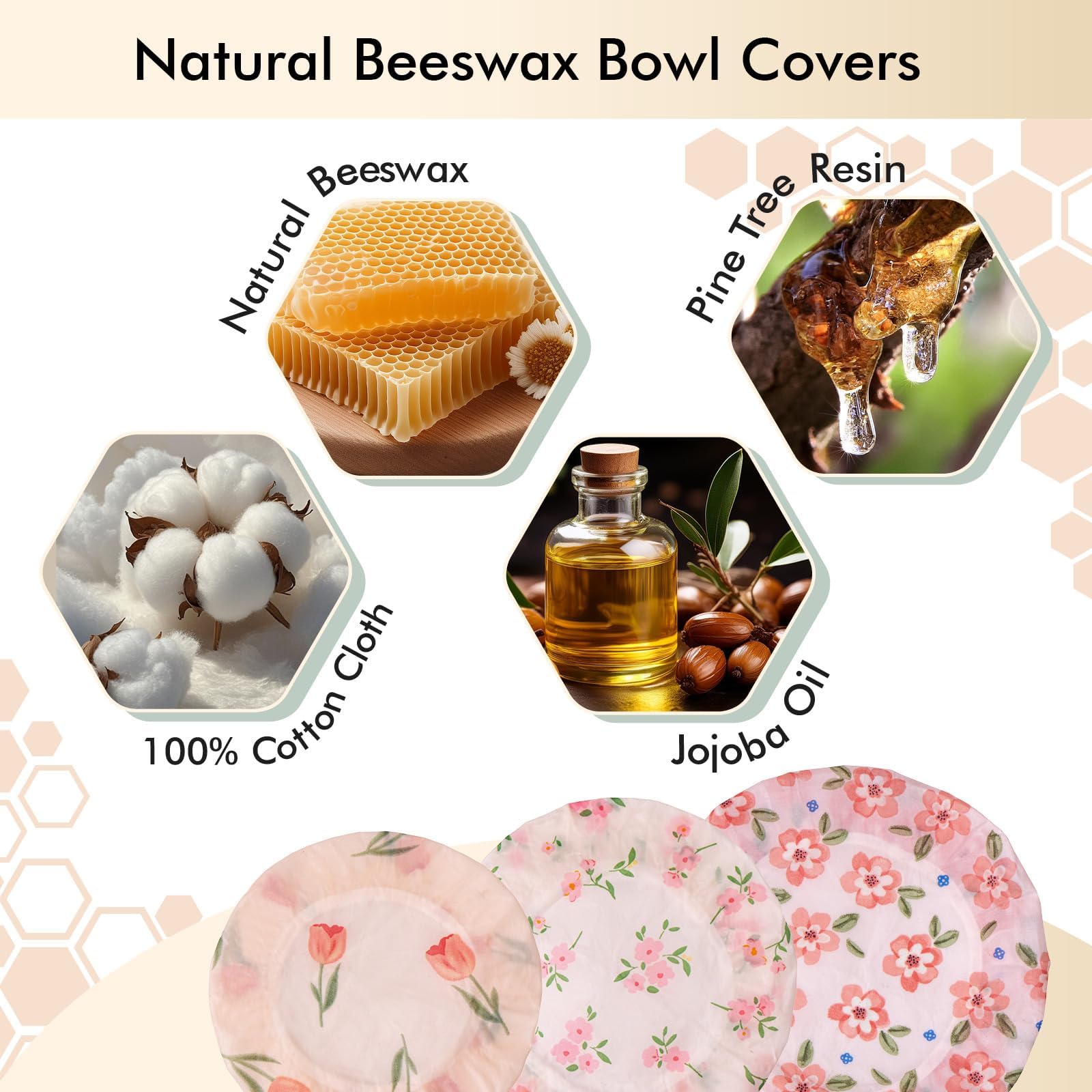 Lyvhoris 6in bowl cover with elastic edge securing leftovers