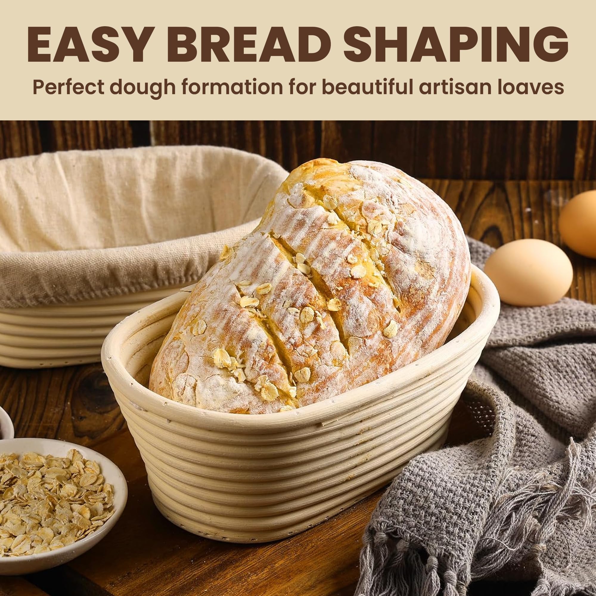Lyvo non-stick baskets simplify dough removal and cleaning