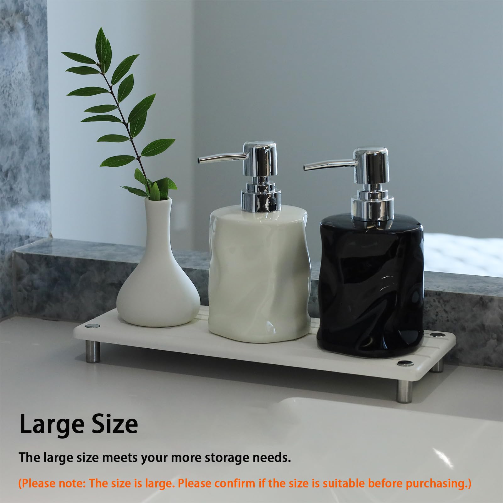 Lyxel countertop protection durable stone tray guards surfaces from scratches.