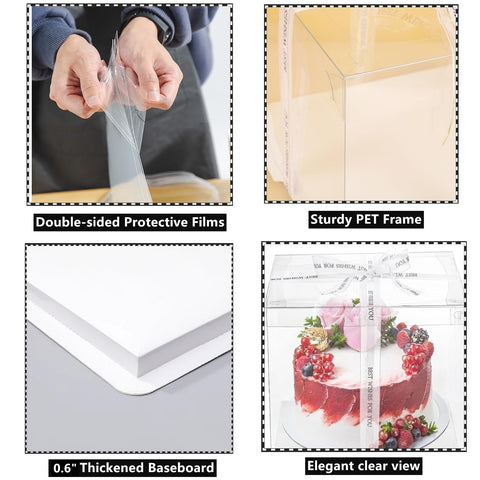 LyyGuanYoo sturdy-board PET construction ensures safe arrival of baked goods.