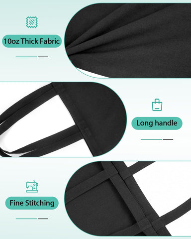 Lzerking DIY canvas tote, ready for embroidery or painting projects.