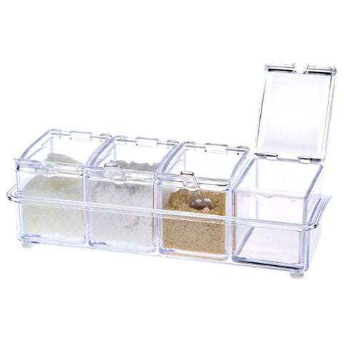 LZYLL No-gap seal spice box minimizes moisture and aroma transfer.
