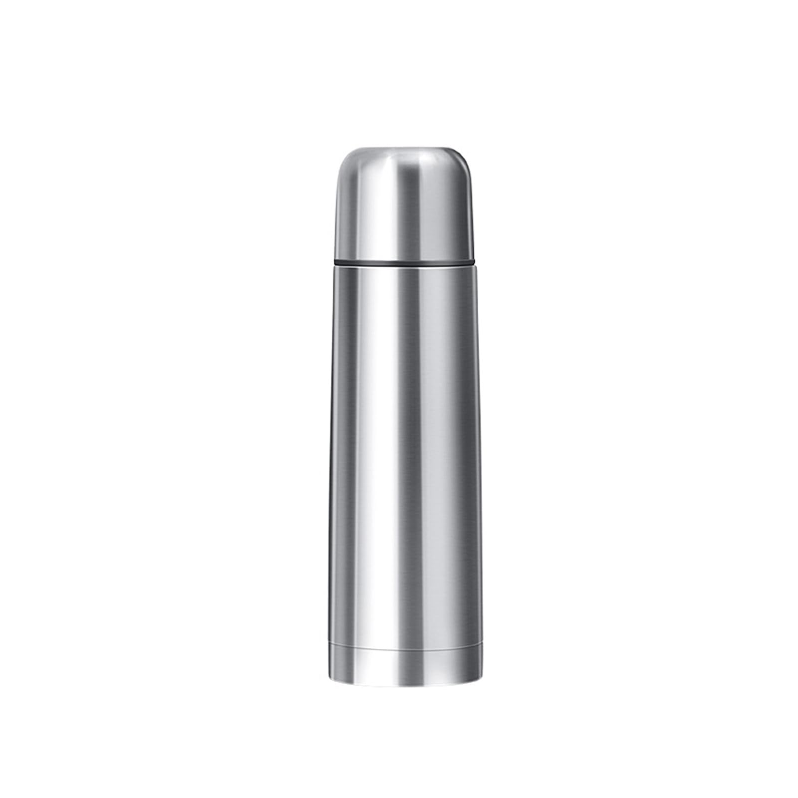 Lzznom stainless steel bottle at angle demonstrates insulation for all-day temperature control.
