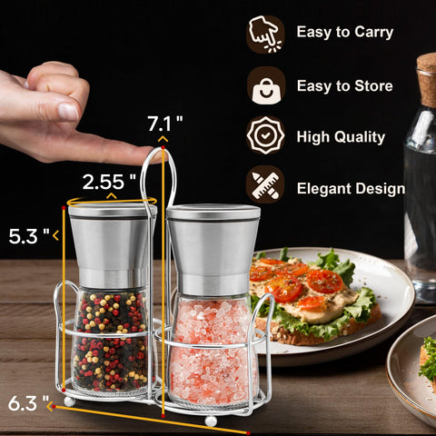 M JINGMEI ergonomic grip grinder designed for comfortable daily seasoning