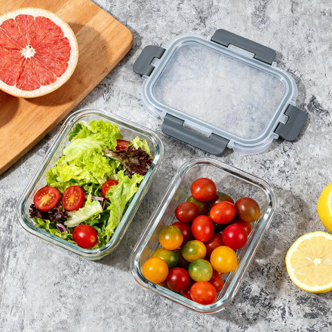 M MCIRCO airtight locking lids with silicone seals prevent leaks