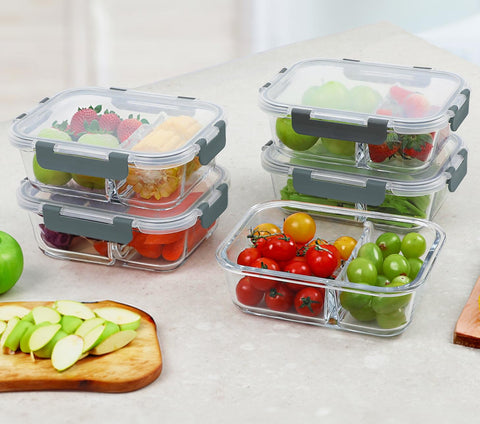 M MCIRCO stackable design saves space in fridge and cabinets.