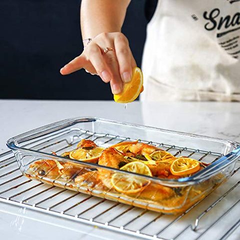 M MCIRCO stackable bakeware saves fridge and freezer space.
