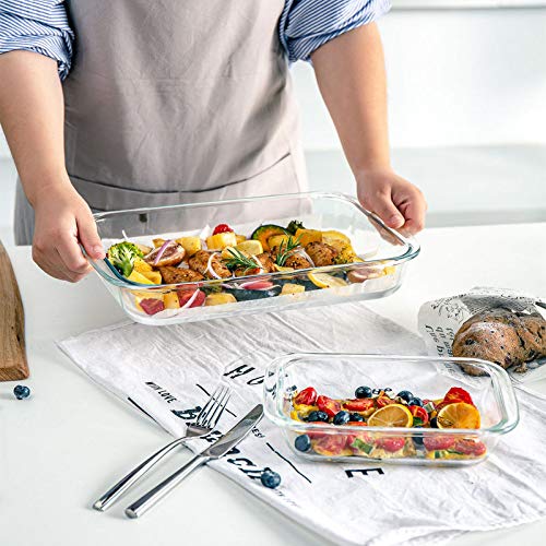 M MCIRCO tight-fitting lid on the bakeware for freshness and leak protection.