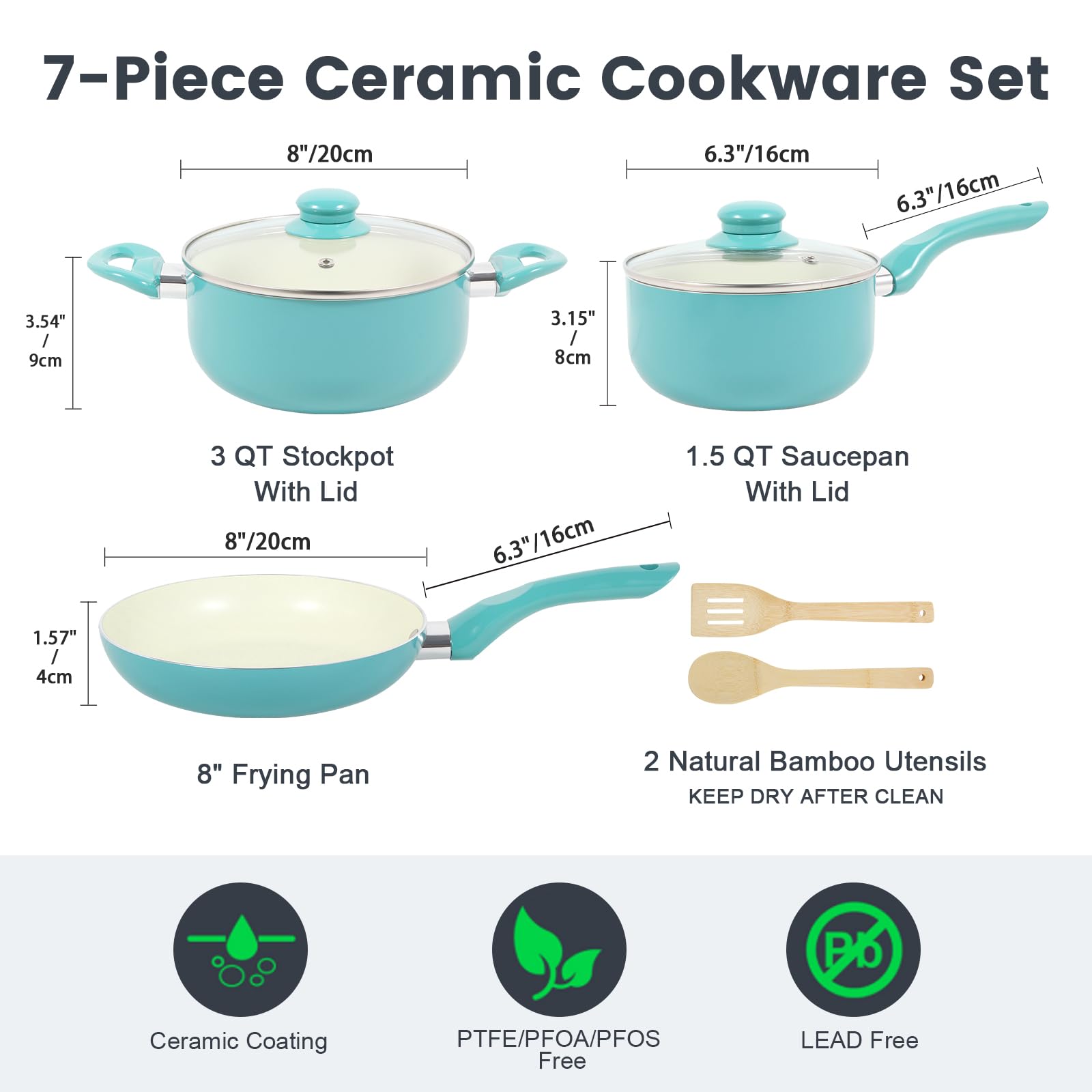 M MELENTA 1.5-quart sauce pan with lid for sauces and reheating