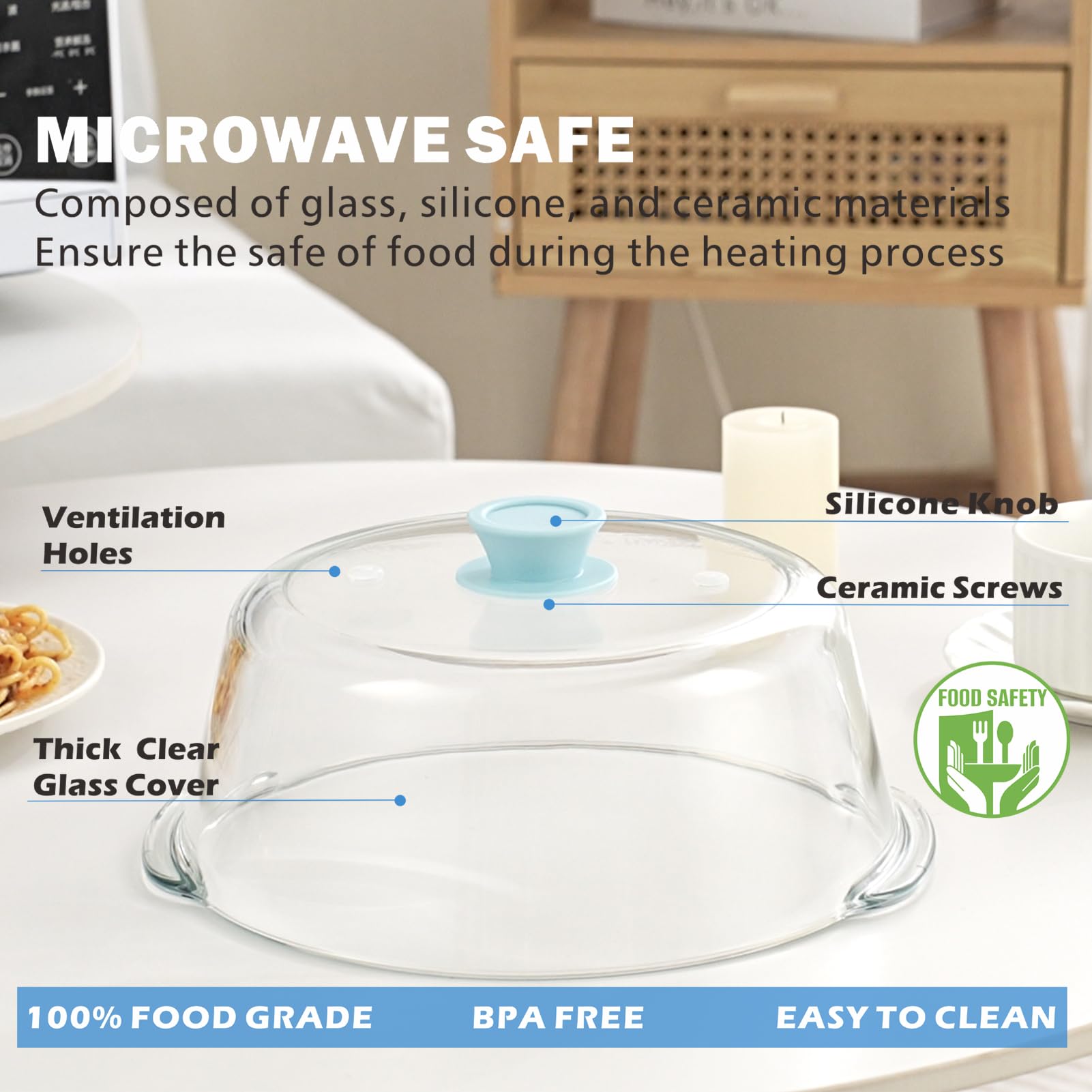 M MNSZRYBO 8 dishwasher-safe lid for fast, easy cleanup
