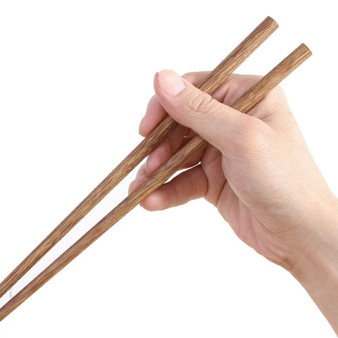 M.G heat-resistant wooden chopsticks stay straight during cooking