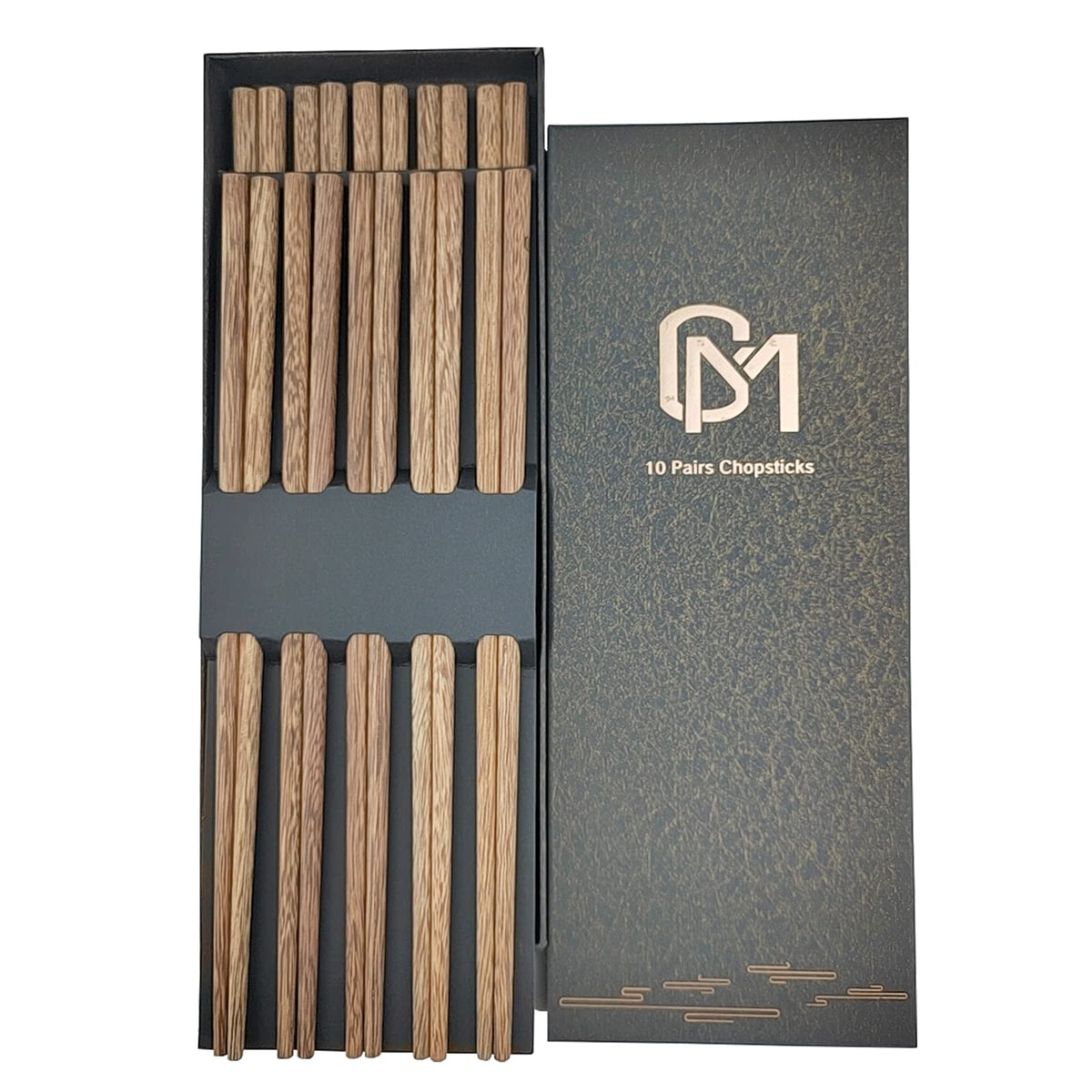 M.G reusable wooden chopsticks in wenge wood for daily meals
