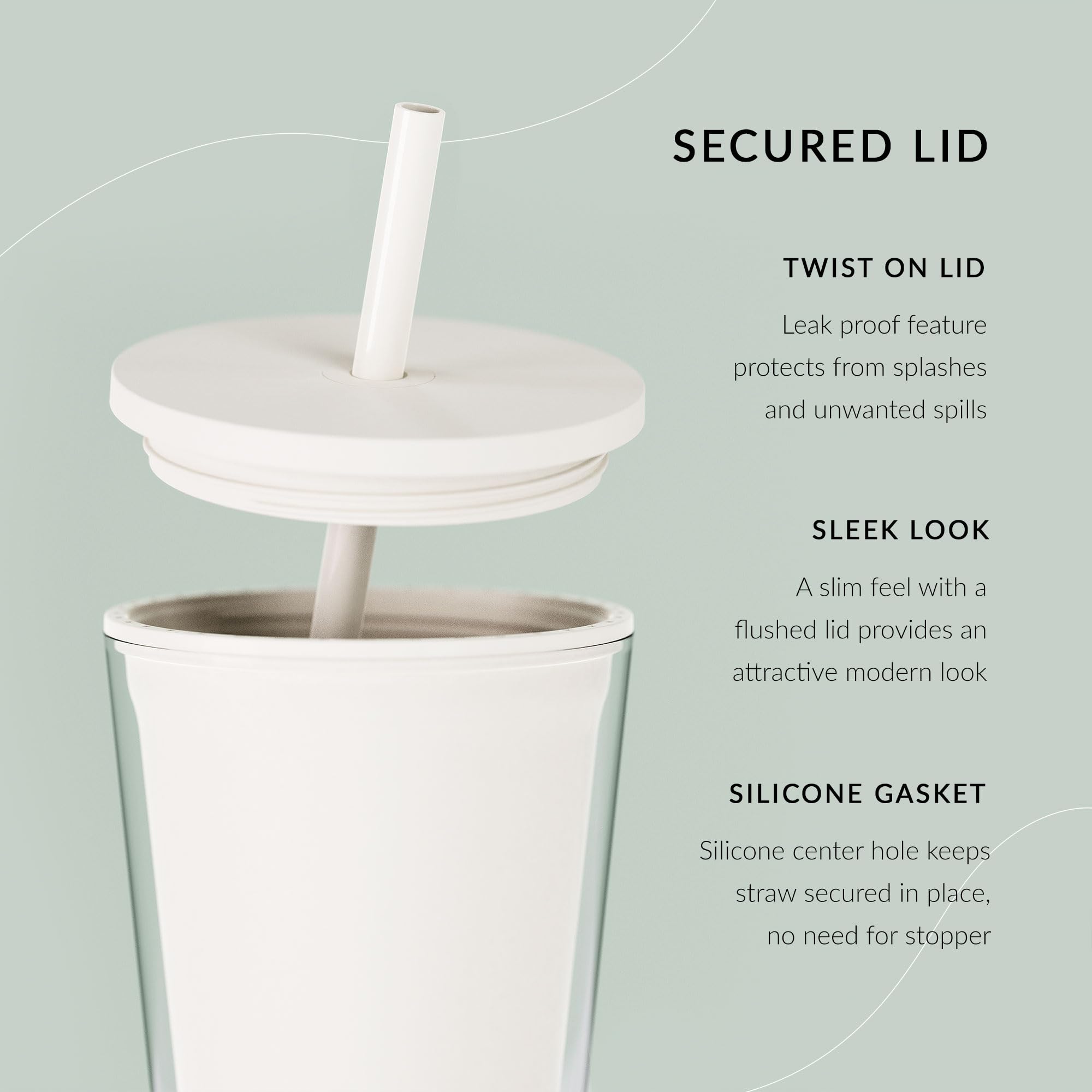 Maars Classic 16oz tumbler with double-wall insulation prevents condensation