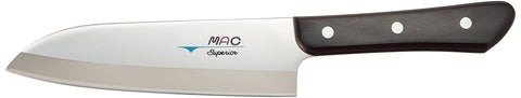 Mac Knife Superior Santoku 6-1/2 inch blade edge for precise slicing