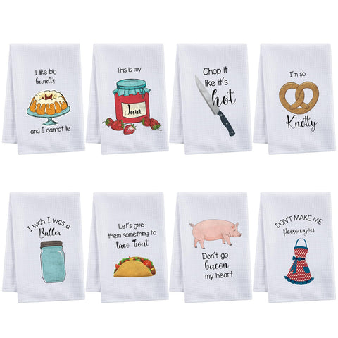 Macarrie funny kitchen towels multicolor for bright kitchen decor and quick drying