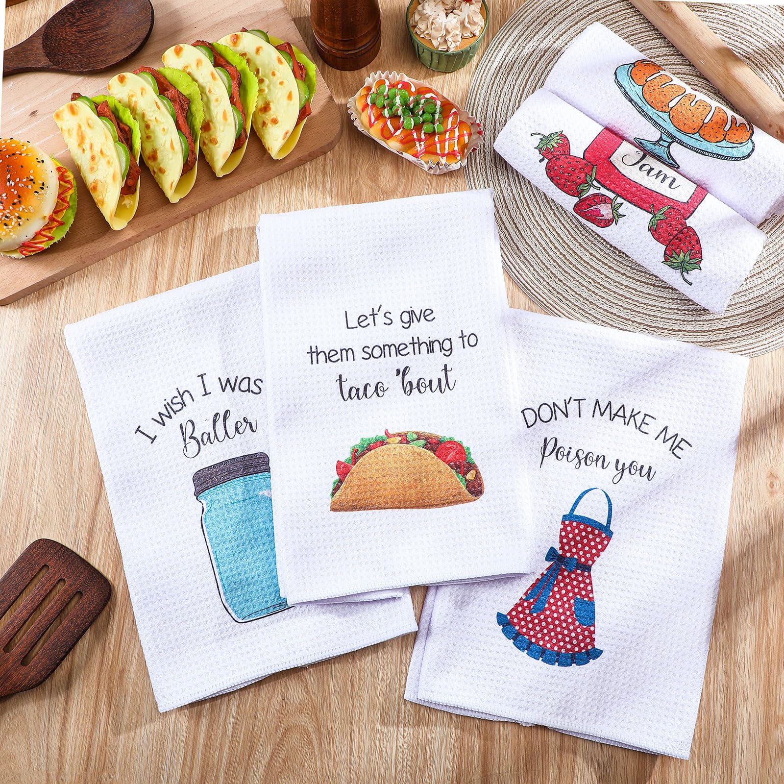 Macarrie housewarming gift towels presented in a gift-ready package