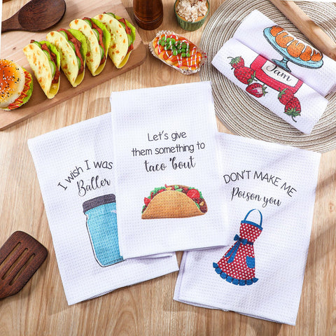Macarrie housewarming gift towels presented in a gift-ready package